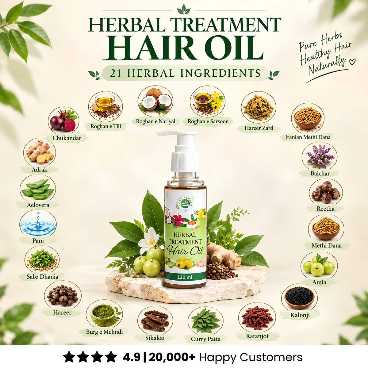 Herbal Treatment Hair Oil